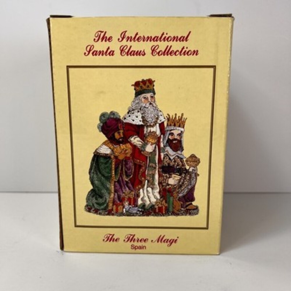 The International Santa Claus Collection Three Magi Spain 1995 Figurine SC19 Box